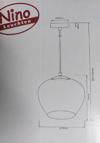 Lustra cu abajur fumuriu decorativ -glob heliomat, moderna, noua